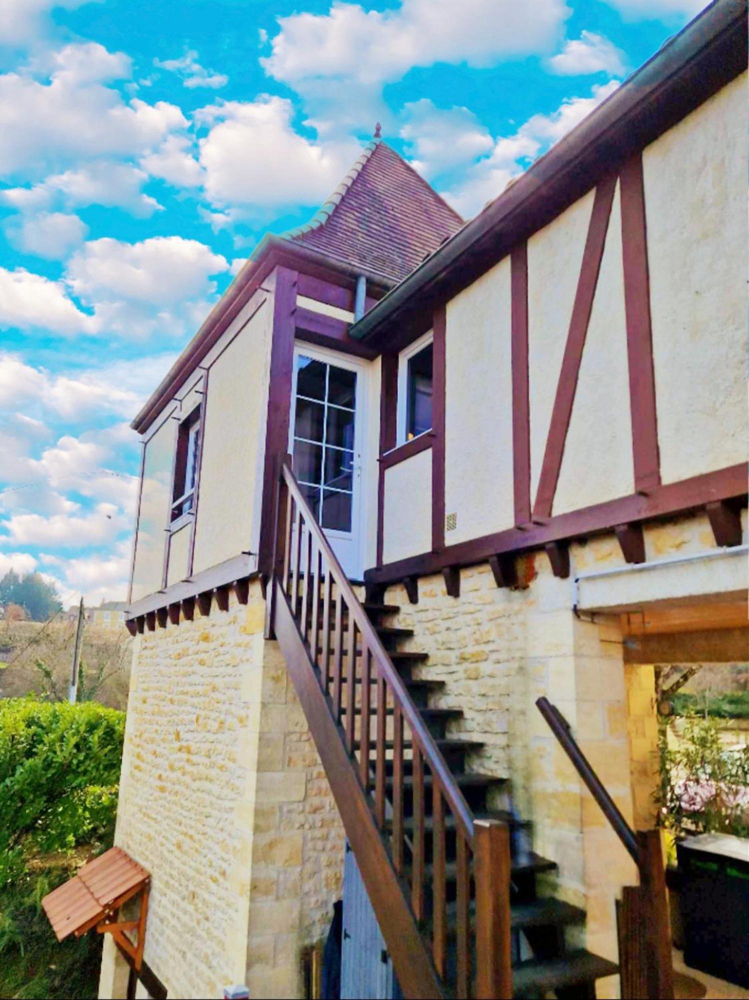 Hotel La Bayardine Sarlat Exterior foto